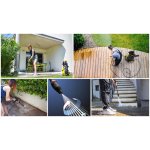 LAVOR Myjka Ciśnieniowa LVR4 Gold – 180 Bar (360 Bar Max), 510 l/h, 2500 W + Myjka do Okien 4w1 + Lanca do Piaskowania