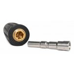 ZESTAW PRZEJŚCIÓWKA ADAPTER SZYBKOZŁĄCZKA 1/4 SAMIEC NA KEV MOSIĄDZ NYLON + SZYBKOZŁĄCZKA ADAPTER PRZEJŚCIÓWKA KEW G1/4-F ŻEŃSKI STAL NIERDZEWNA