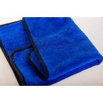 DWUSTONNY RĘCZNIK ŚCIERKA Z MIKROFRBRY GRANATOWY 40X40  