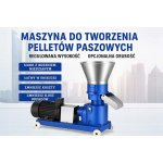 Maszyna do produkcji peletu paszowego – peleciarka do paszy dla bydła, drobiu, trzody chlewnej 11kW
