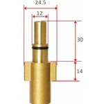 SZYBKOZŁĄCZKA ADAPTER PRZEJŚCIÓWKA WLOT G1/4 ŻEŃSKI ALUMINIUM DO MYJEK HUNTER / ANLU